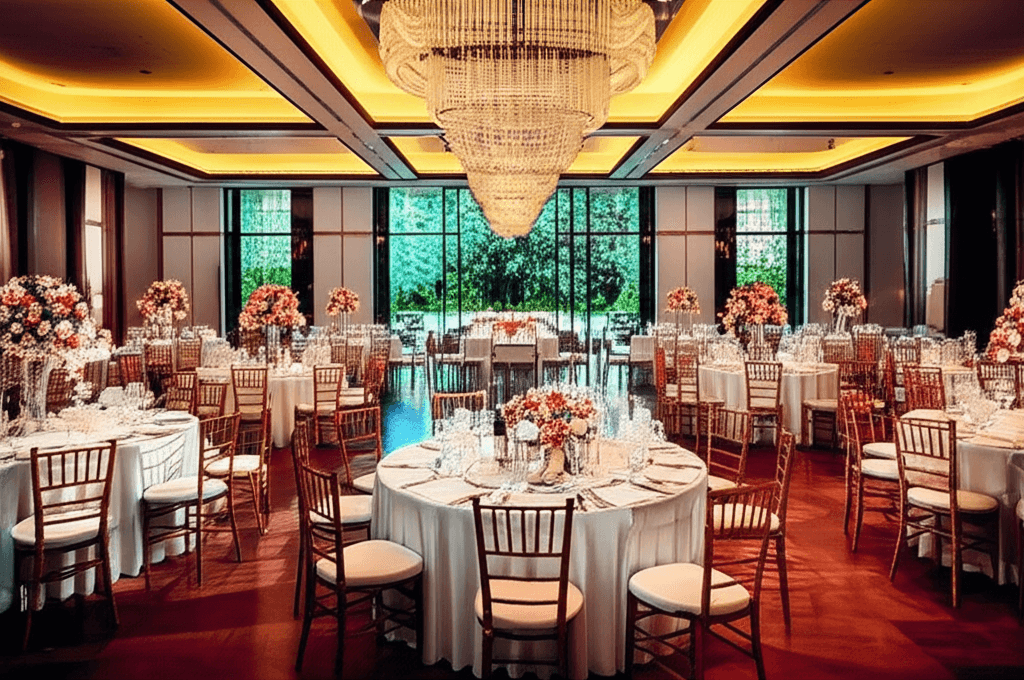 Singapore wedding venue with elegant setup