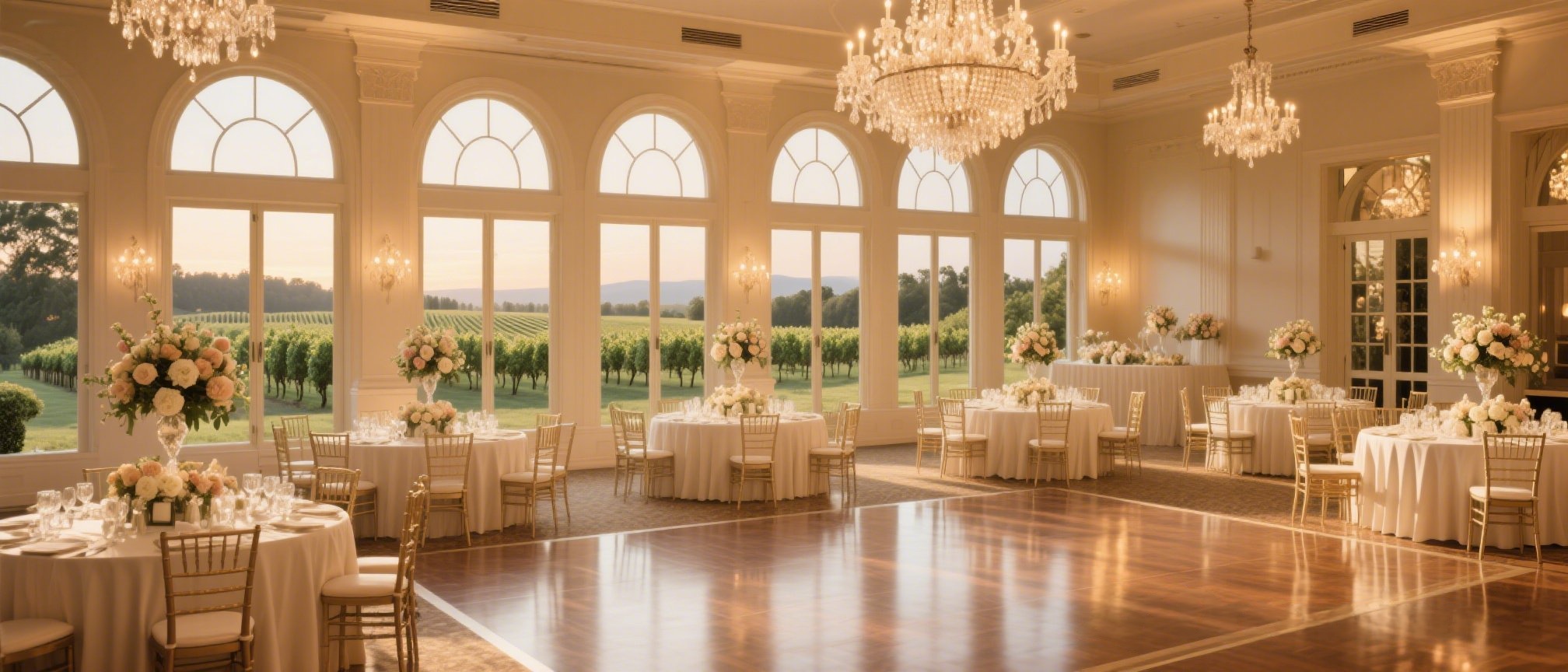 Elegant wedding venue
